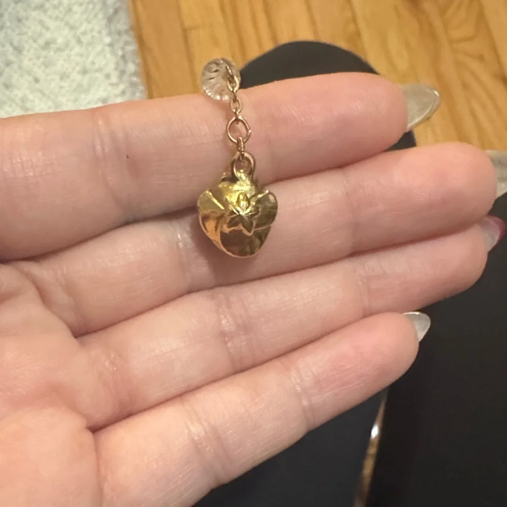 NWT Authentic Givenchy Gold Crystal Rose Pendant Necklace